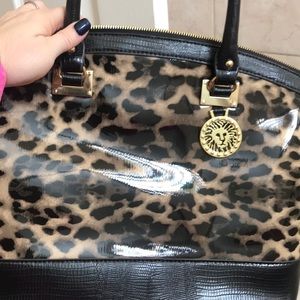 Ann Klein cheetah purse never used